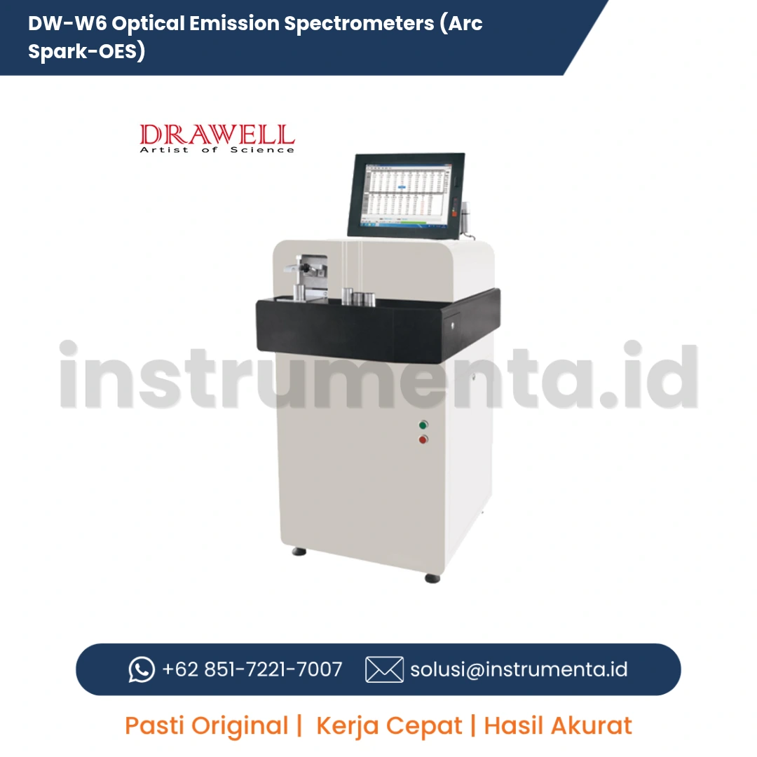 Distributor Resmi DW-W6 Optical Emission Spectrometers Arc Spark OES Drawell Ready Stock